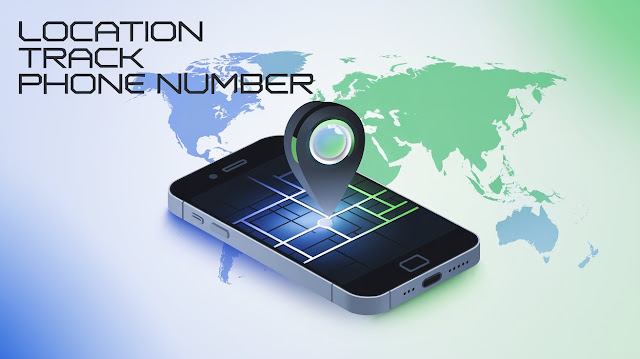 Smartphone displaying a map with a glowing location pin, symbolizing the Location Track Phone Number service for accurate and real-time tracking.