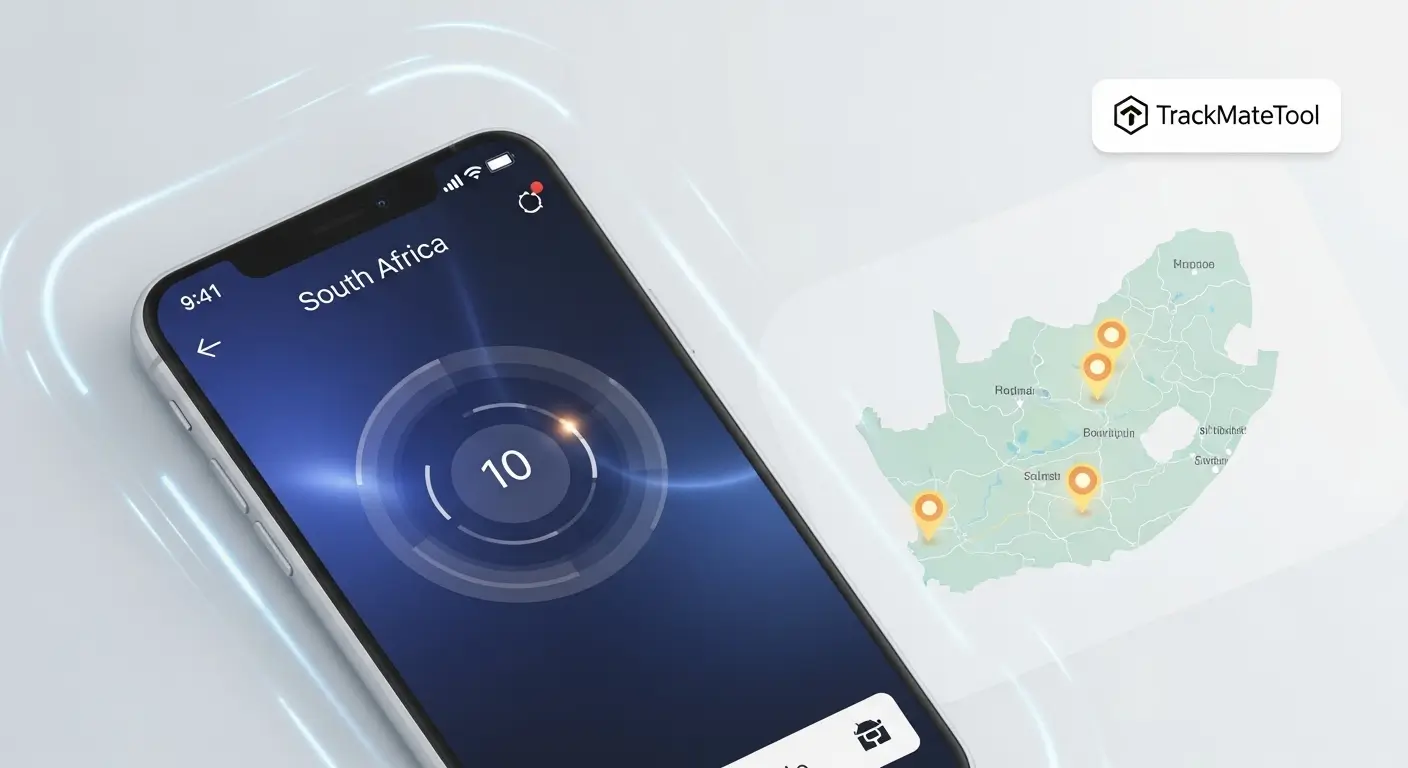 Top number tracker sites for Android users in South Africa – smartphone displaying location pins and tracking interface